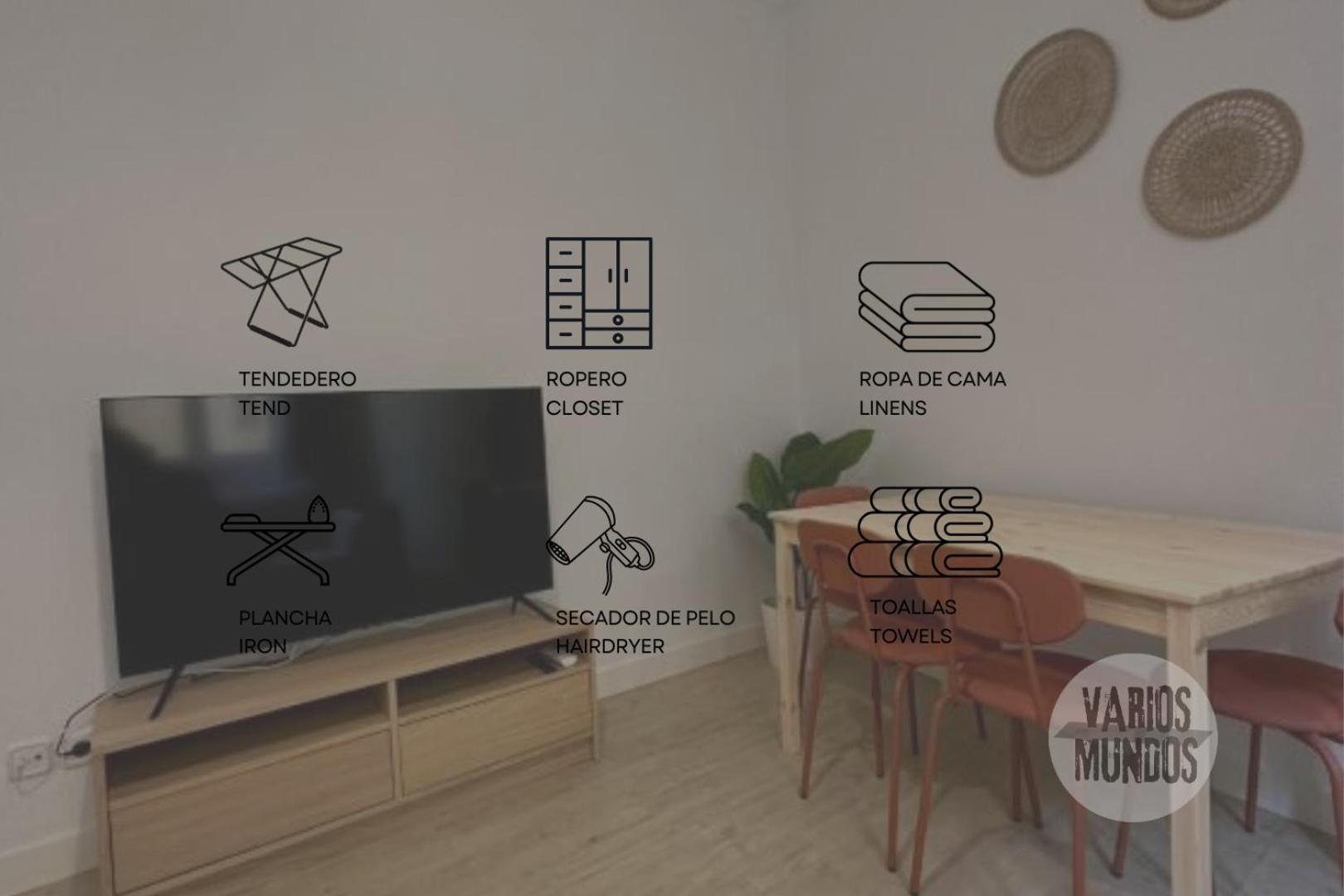 Central Loft Para 3Pax En Huertas-Cortes 马德里 外观 照片